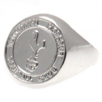 Tottenham pierścionek Silver Plated Crest Ring Small