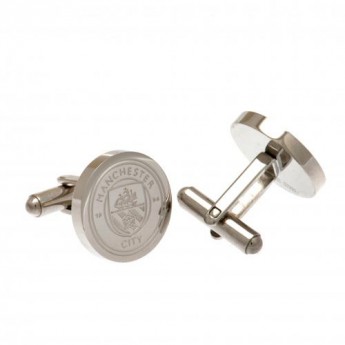 Manchester City spinki mankietowe Stainless Steel Cufflinks CR