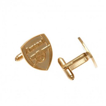 Arsenal spinki mankietowe Gold Plated Cufflinks