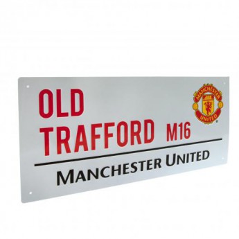 Manchester United tablica na ścianę Street Sign