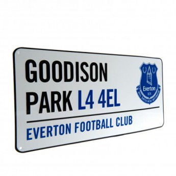 FC Everton tablica na ścianę Street Sign