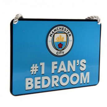 Manchester City ozdoba do sypialni Bedroom Sign No1 Fan