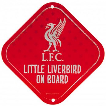 Liverpool tabiczka dziecko w samochodzie Little Dribbler