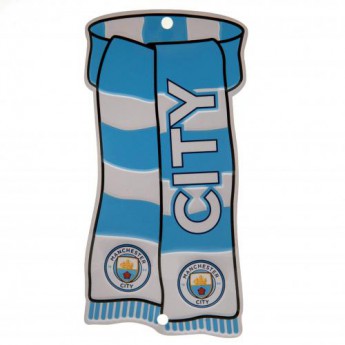 Manchester City tabliczka na okno Show Your Colours Window Sign