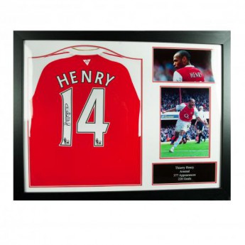 Słynni piłkarze koszulka w antyramie FC Arsenal Henry Signed Shirt (Framed)
