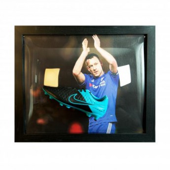 Słynni piłkarze korki w antyramie FC Chelsea Terry Signed Boot (Framed)