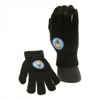 Manchester City rękawice dziecięce Knitted Gloves Junior