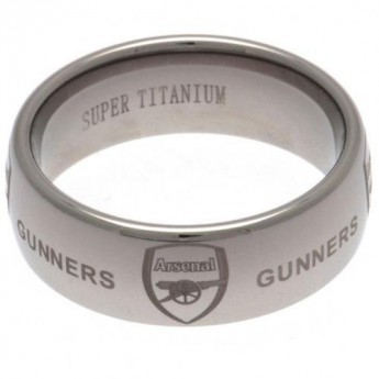 Arsenal pierścionek Super Titanium Medium