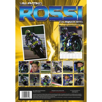 Valentino Rossi kalendarz 2019 (29,7 x 42 cm) A3