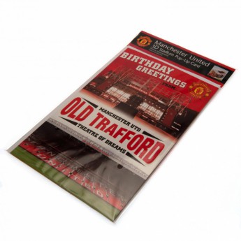 Manchester United życzenia urodzinowe Pop-Up Birthday Card