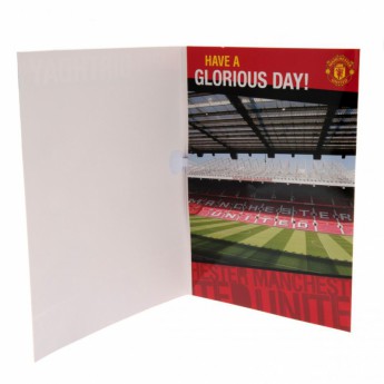 Manchester United życzenia urodzinowe Musical Birthday Card