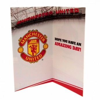 Manchester United życzenia urodzinowe Birthday Card Stadium