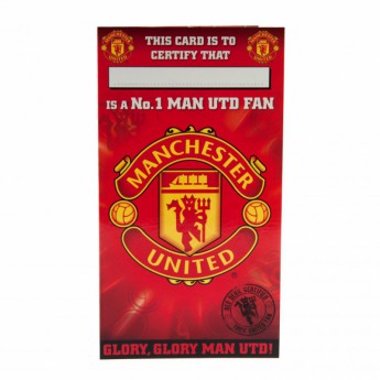 Manchester United życzenia urodzinowe Birthday Card No 1 Fan