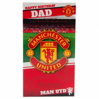 Manchester United życzenia urodzinowe Birthday Card Dad