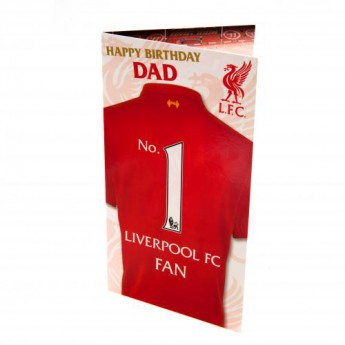 Liverpool życzenia urodzinowe Birthday Card Dad