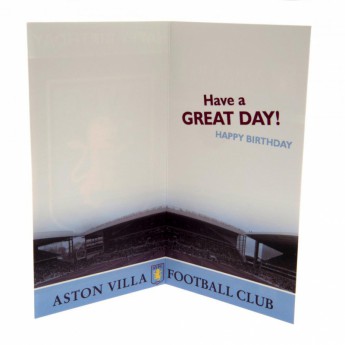 Aston Vila życzenia urodzinowe Birthday Card