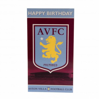 Aston Vila życzenia urodzinowe Birthday Card