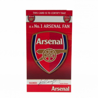 Arsenal życzenia urodzinowe Birthday Card No 1 Fan