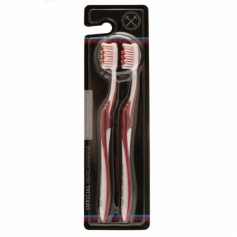 West Ham United dwie szczoteczki do zębów Twin Pack Toothbrush Adults