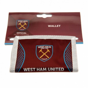 West Ham United portfel nylonowy Nylon Wallet logo