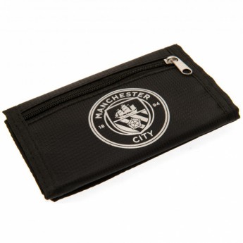 Manchester City portfel nylonowy black Nylon Wallet