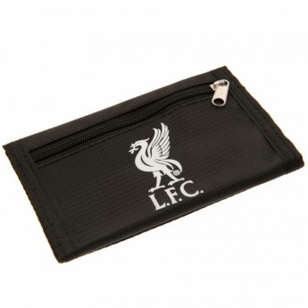 Liverpool portfel nylonowy black Nylon Wallet