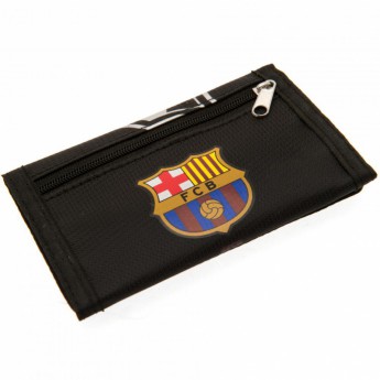 Barcelona portfel nylonowy black Nylon Wallet