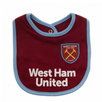 West Ham United śliniak 2 Pack Bibs