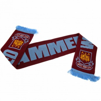 West Ham United szalik zimowy Scarf HM