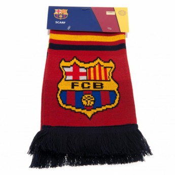 Barcelona szalik zimowy stripe red