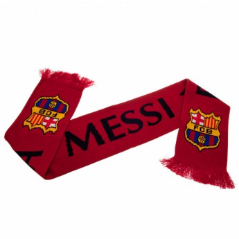 Barcelona szalik zimowy red Messi