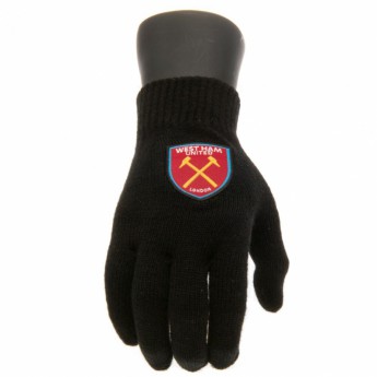 West Ham United rękawice dziecięce Knitted Gloves Junior