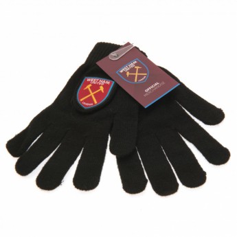 West Ham United rękawice dziecięce Knitted Gloves Junior