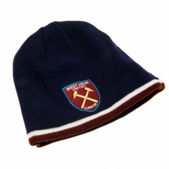 West Ham United czapka zimowa Reversible Knitted