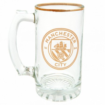 Manchester City szklanka Stein Glass Tankard