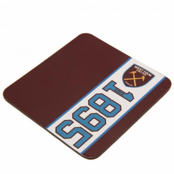 West Ham United kubek Mug and Coaster Set