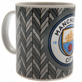 Manchester City zestaw kubek i maskotka misia Mug and Bear Set