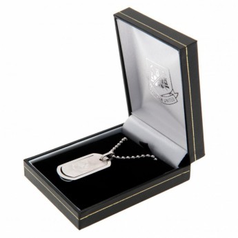 West Ham United naszyjnik z zawieszką Framed Dog Tag & Chain CT