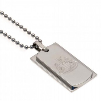 Newcastle United naszyjnik z zawieszką Double Dog Tag & Chain