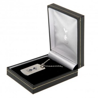 Tottenham naszyjnik z zawieszką Colour Crest Dog Tag & Chain