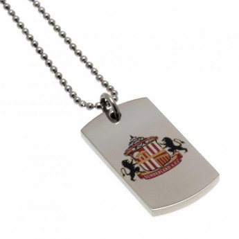 Sunderland naszyjnik z zawieszką Colour Crest Dog Tag & Chain