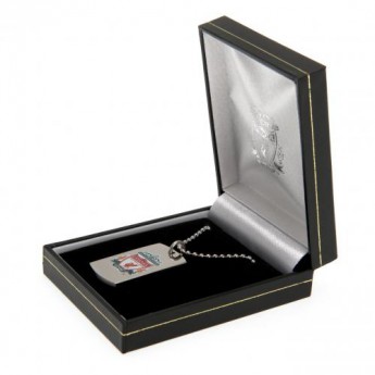 Liverpool naszyjnik z zawieszką Colour Crest Dog Tag & Chain