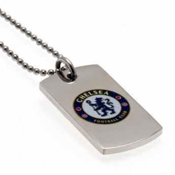 Chelsea naszyjnik z zawieszką Colour Crest Dog Tag & Chain