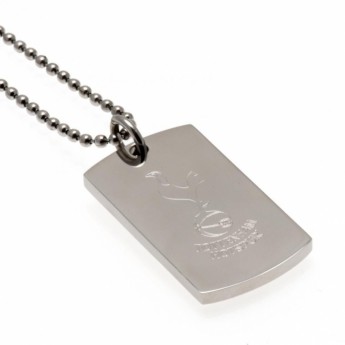 Tottenham naszyjnik z zawieszką Engraved Dog Tag & Chain