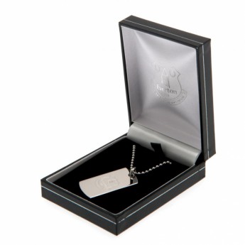 FC Everton naszyjnik z zawieszką Engraved Dog Tag & Chain