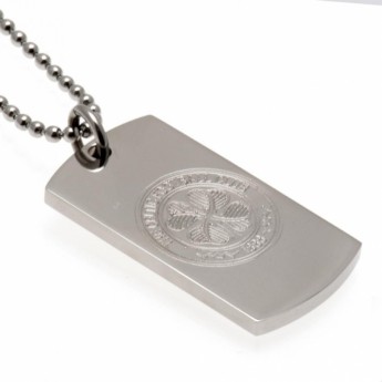 FC Celtic naszyjnik z zawieszką Engraved Dog Tag & Chain