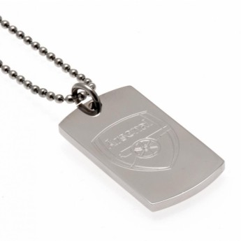 Arsenal naszyjnik z zawieszką Engraved Dog Tag & Chain