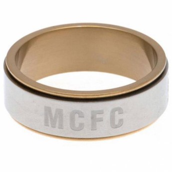 Manchester City pierścionek Bi Colour Spinner Ring Large EC