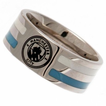 Manchester City pierścionek Colour Stripe Ring Medium