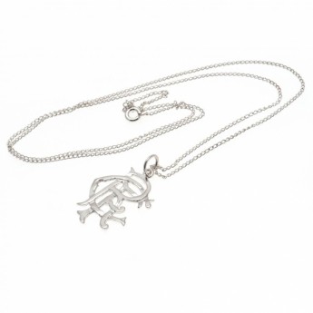 FC Rangers naszyjnik z zawieszką Sterling Silver Pendant & Chain